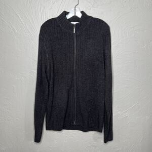 Geoffrey Beene Men’s zip up sweater size large